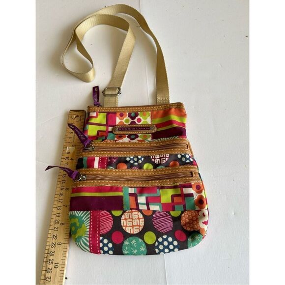 Lily Bloom 9x8” purple lined crossbody - Picture 2 of 5